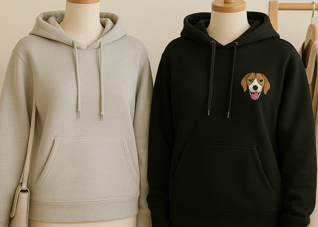 Plain Hoodies vs. Embroidered Hoodies