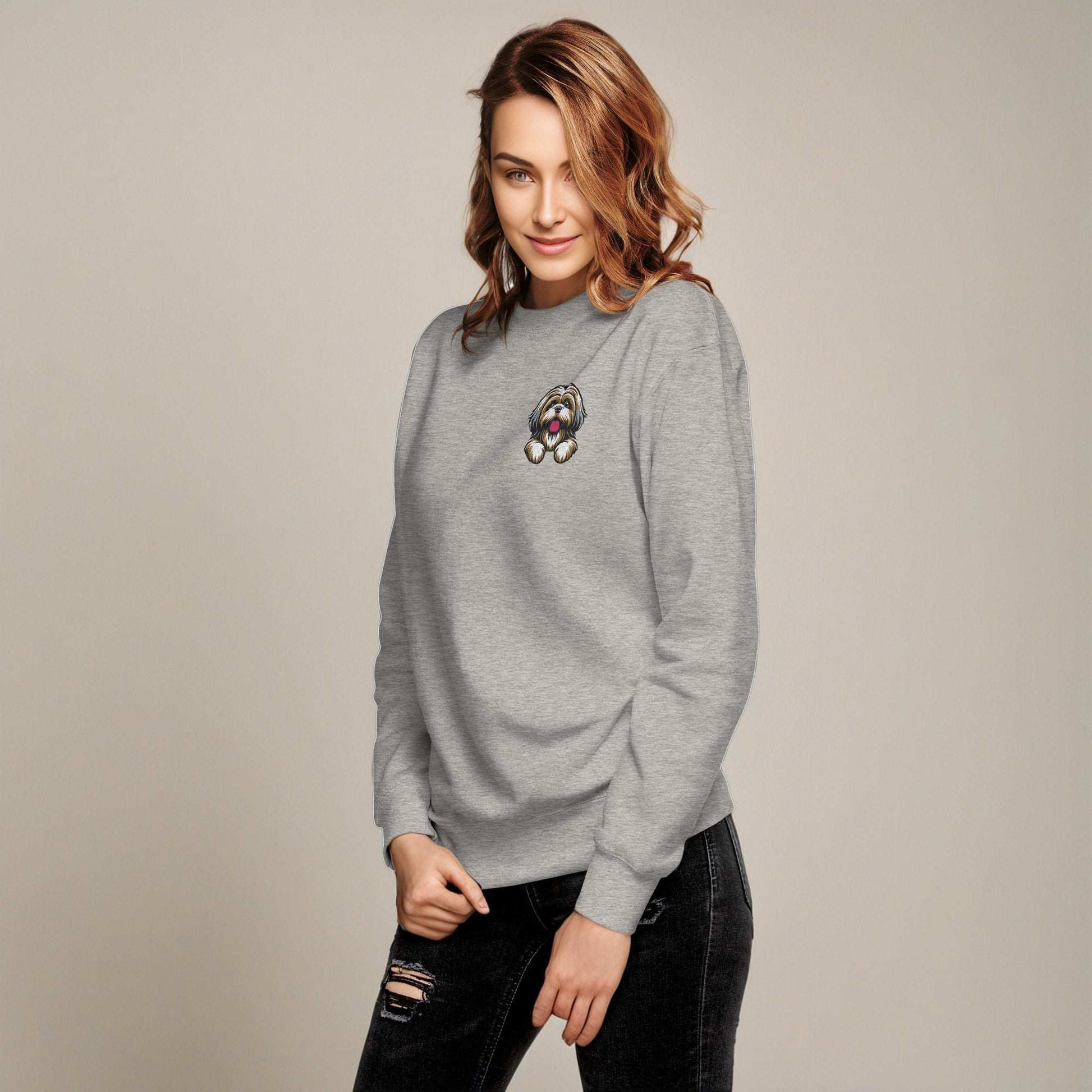Shih Tzu Sweatshirt Grey