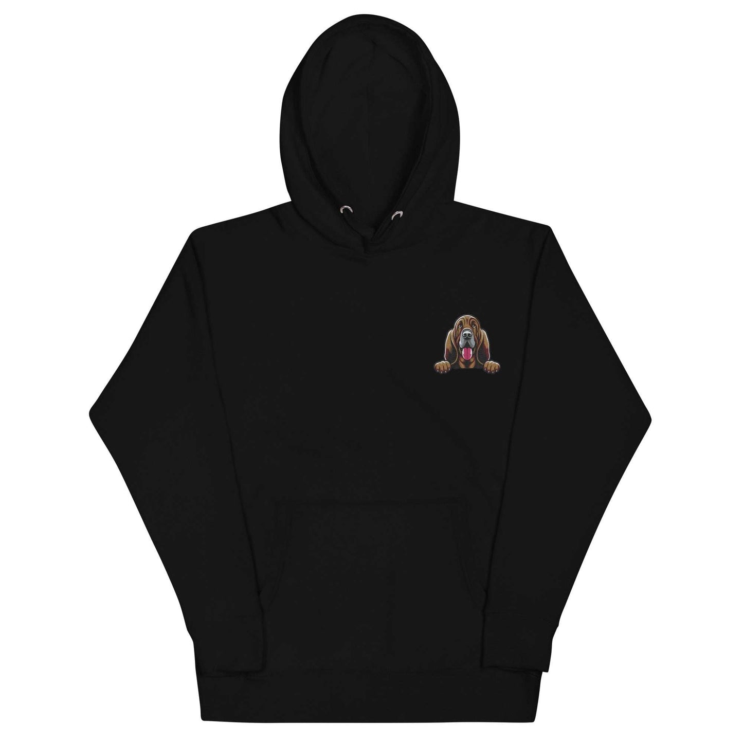 Bloodhound Hoodie - Premium Unisex Embroidery Streetwear - Black