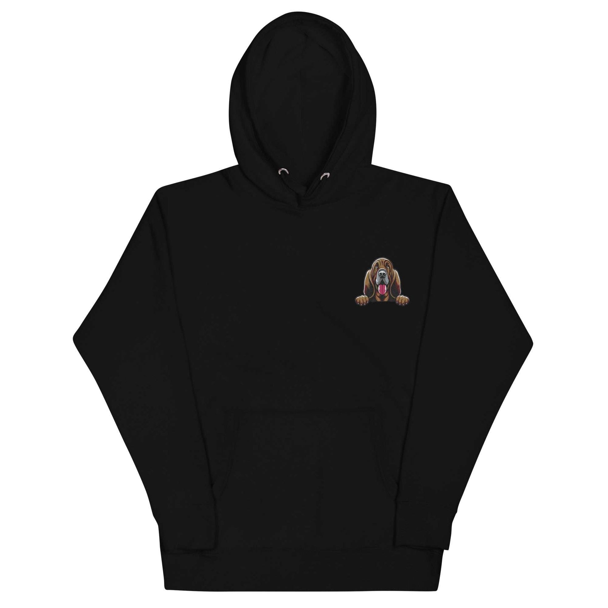 Bloodhound Hoodie - Premium Unisex Embroidery Streetwear - Black