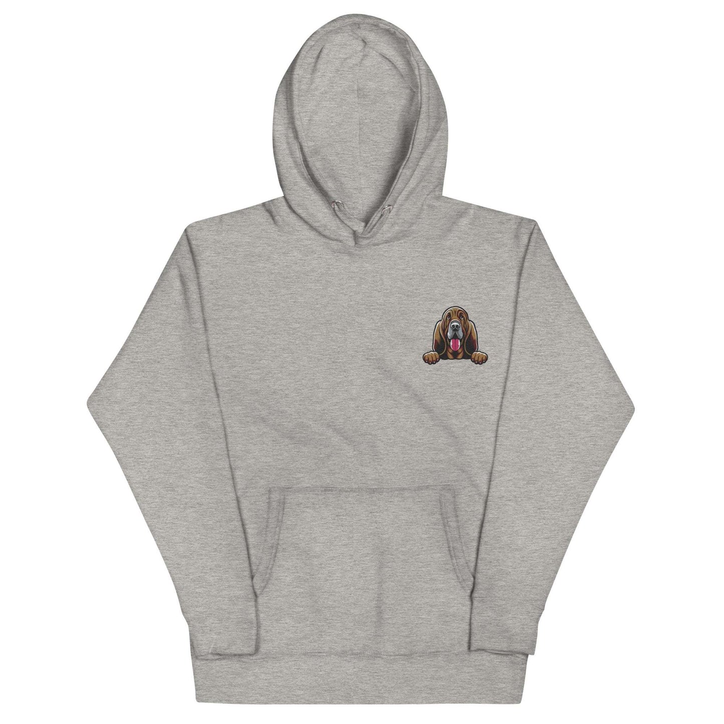 Bloodhound Hoodie - Premium Unisex Embroidery Streetwear - Grey