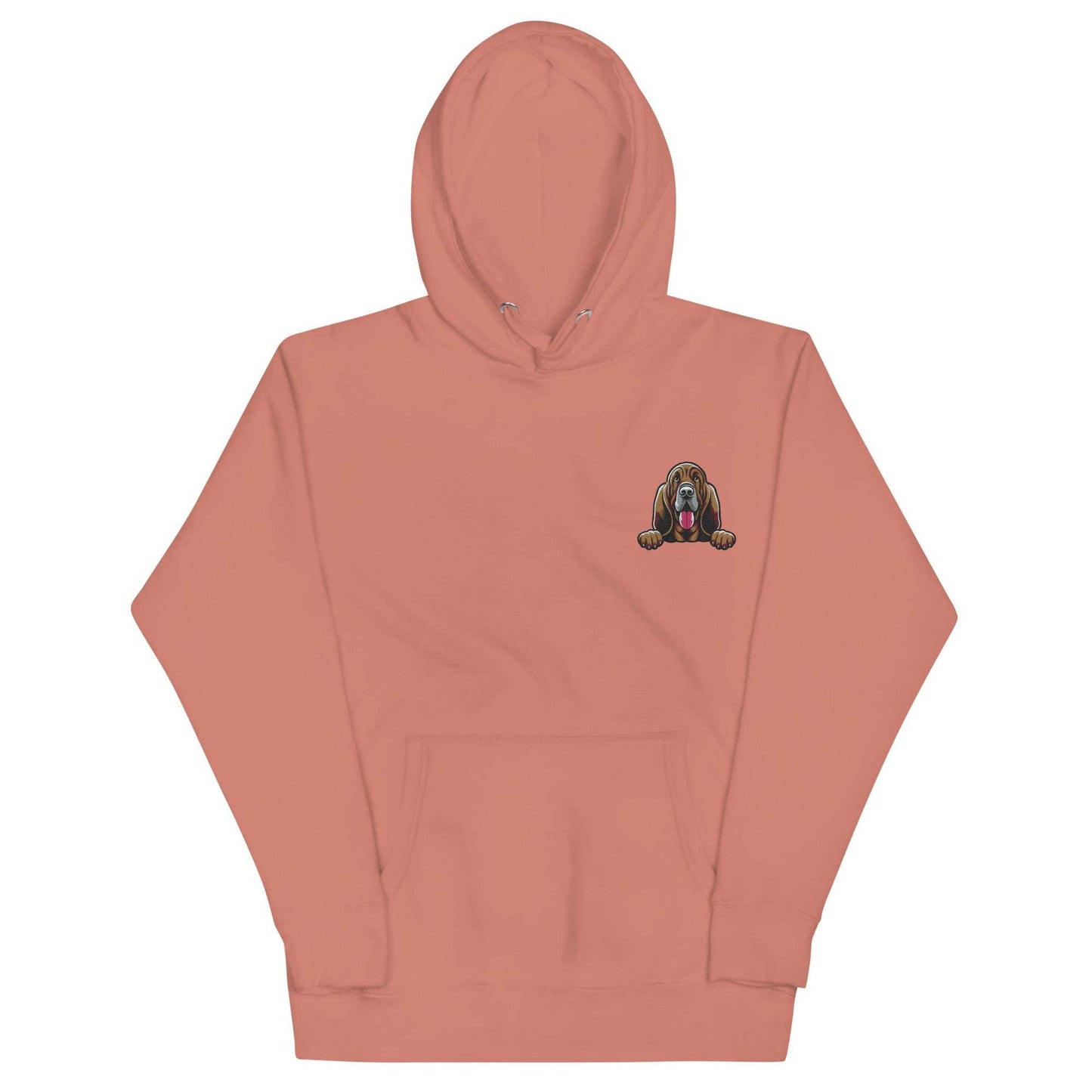 Bloodhound Hoodie - Premium Unisex Embroidery Streetwear - Pink