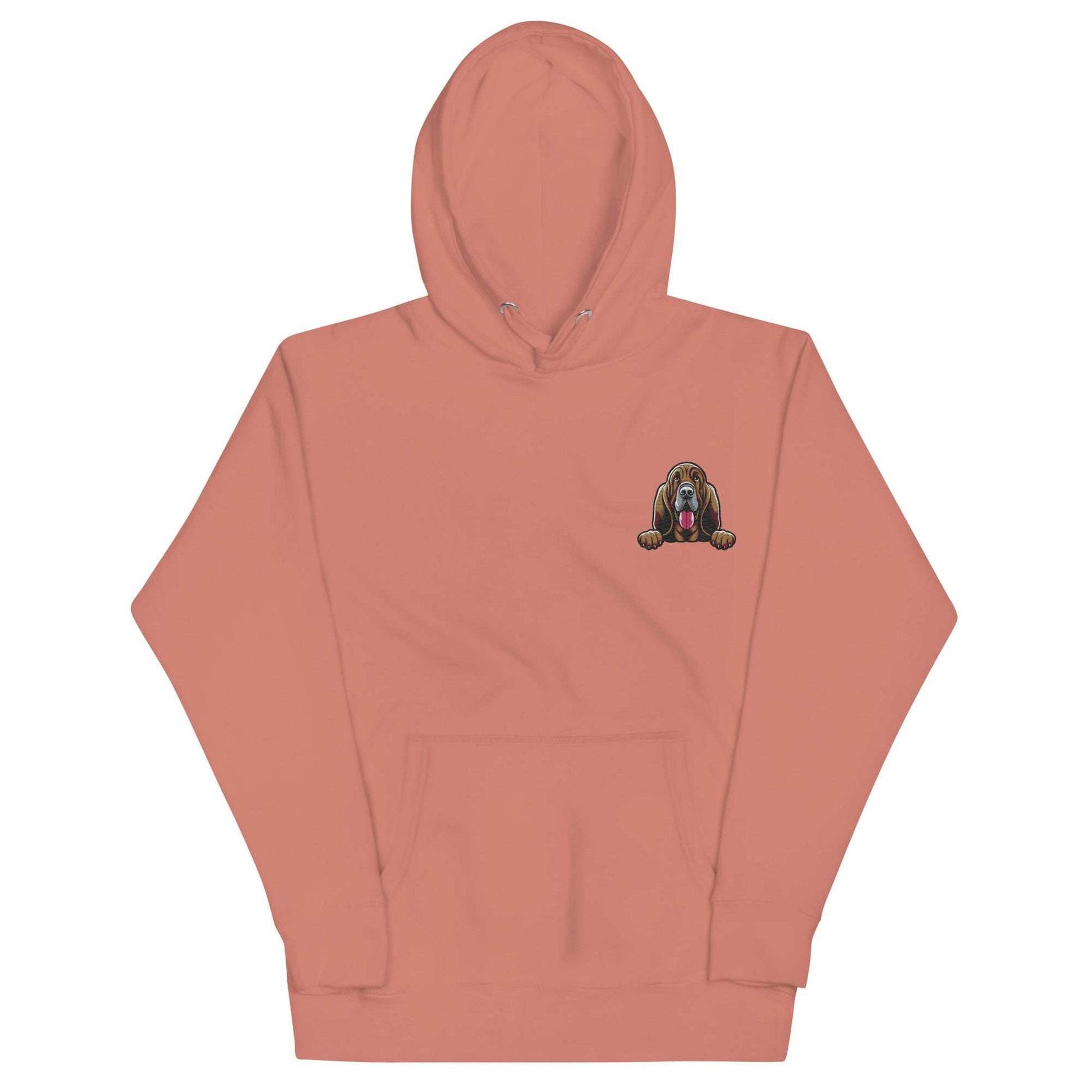 Bloodhound Hoodie - Premium Unisex Embroidery Streetwear - Pink