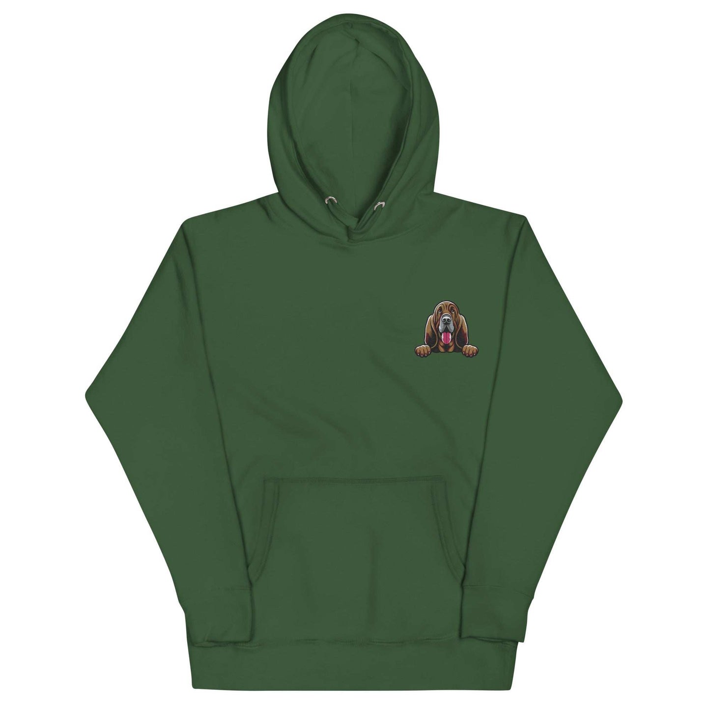 Bloodhound Hoodie - Premium Unisex Embroidery Streetwear - Green