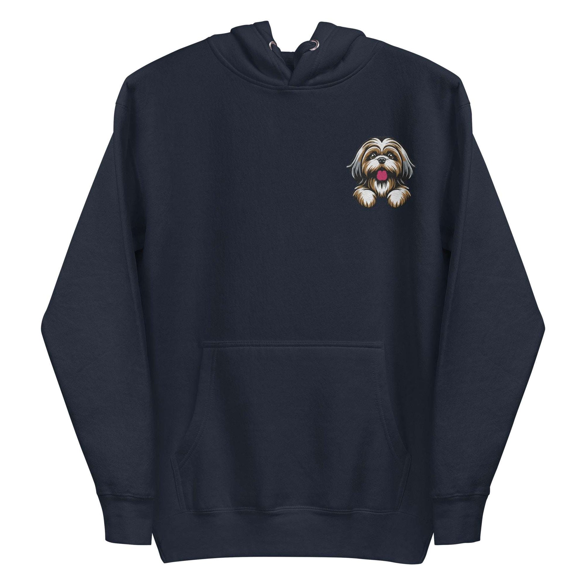 Shih Tzu Hoodie Navy