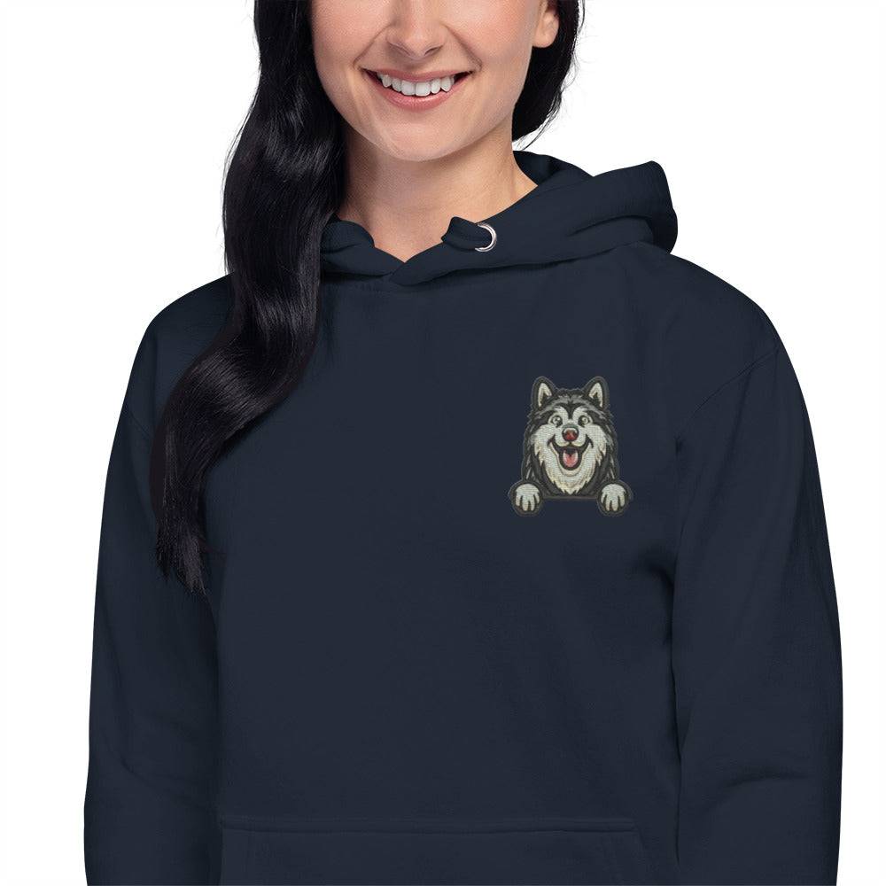 Husky Hoodie - Premium Unisex Hoodie with Stylish Husky Embroidery