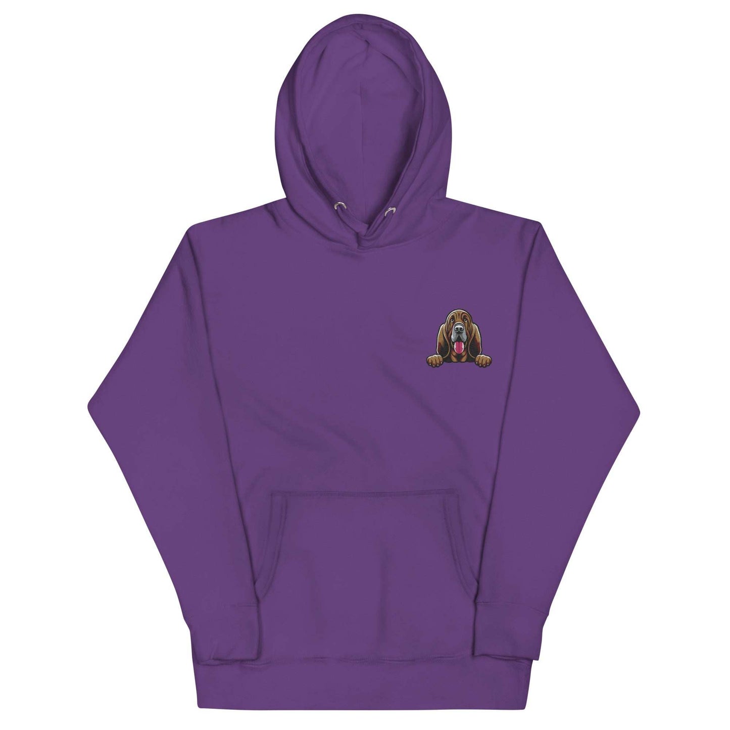 Bloodhound Hoodie - Premium Unisex Embroidery Streetwear - Purple