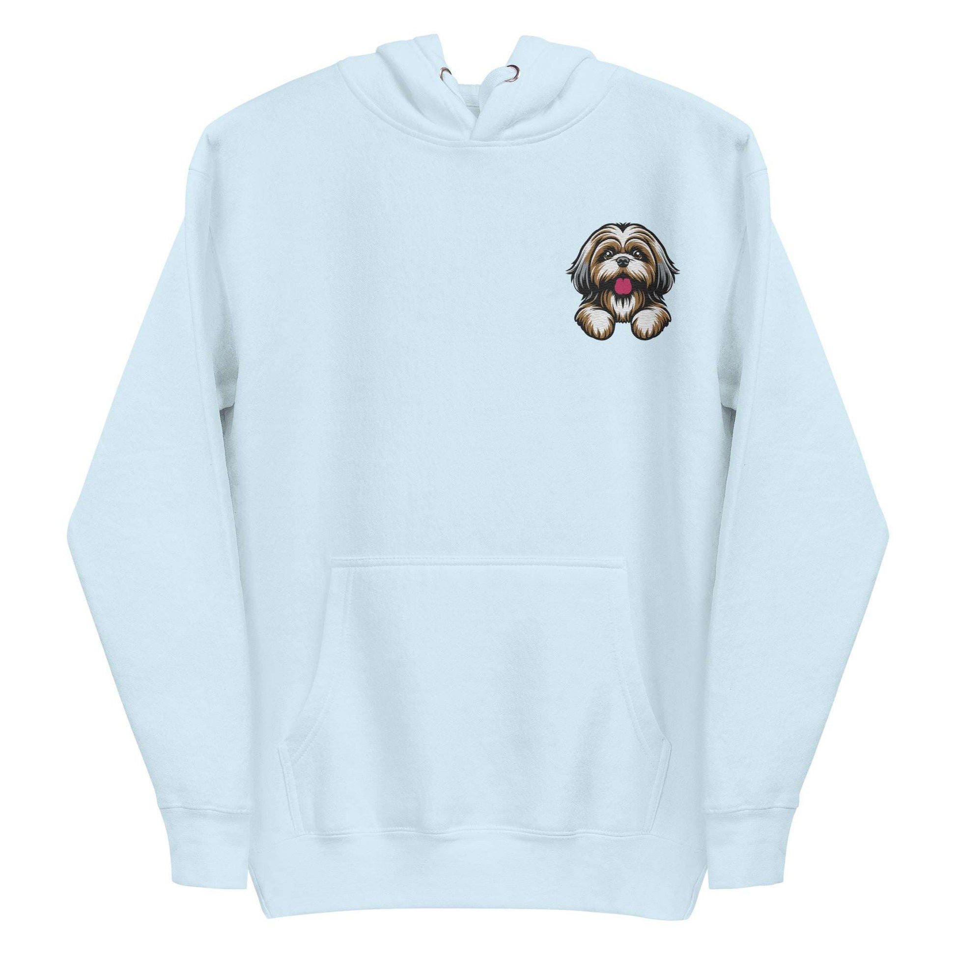 Shih Tzu Hoodie Light Blue