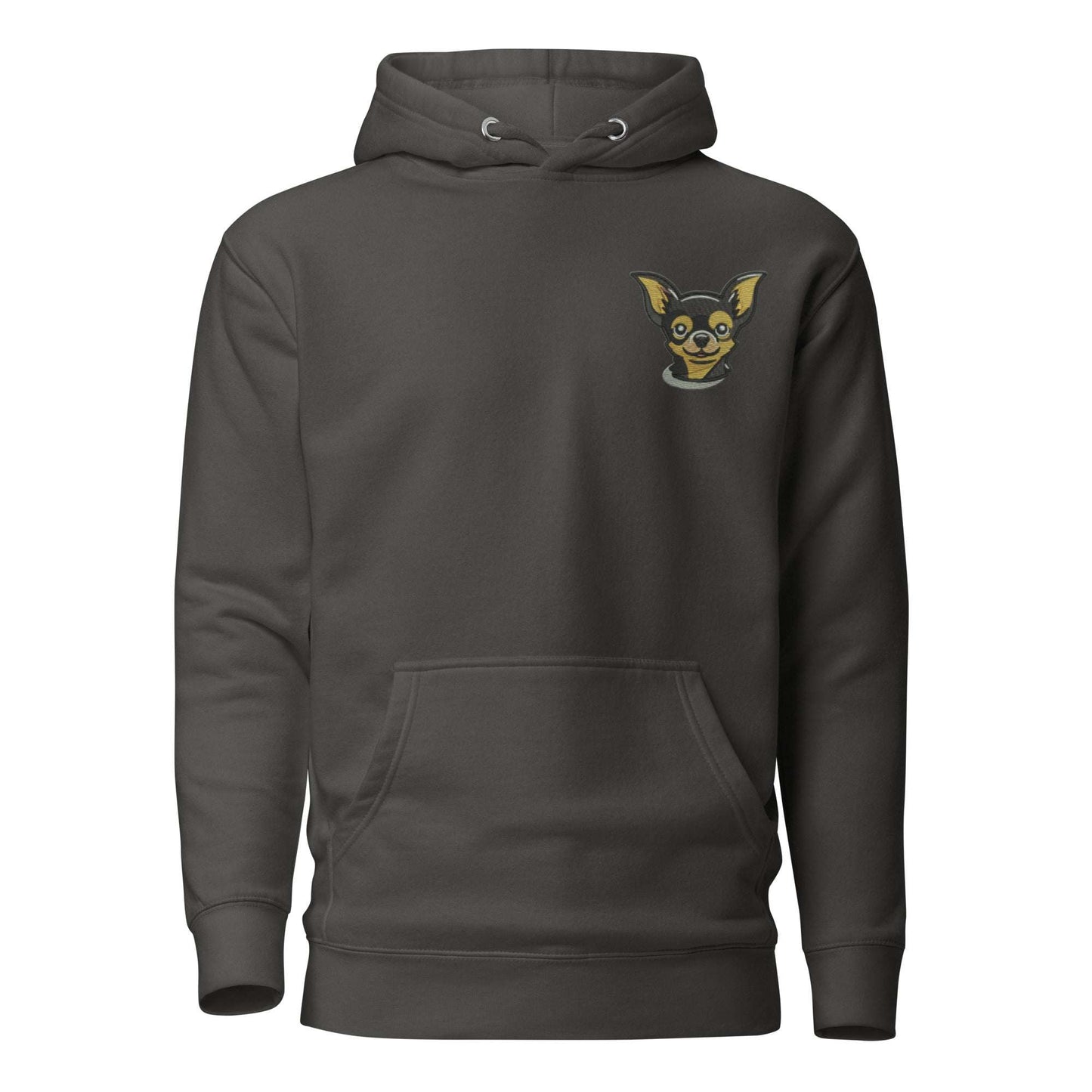 Chihuahua Dog Embroidery Premium Unisex Hoodie