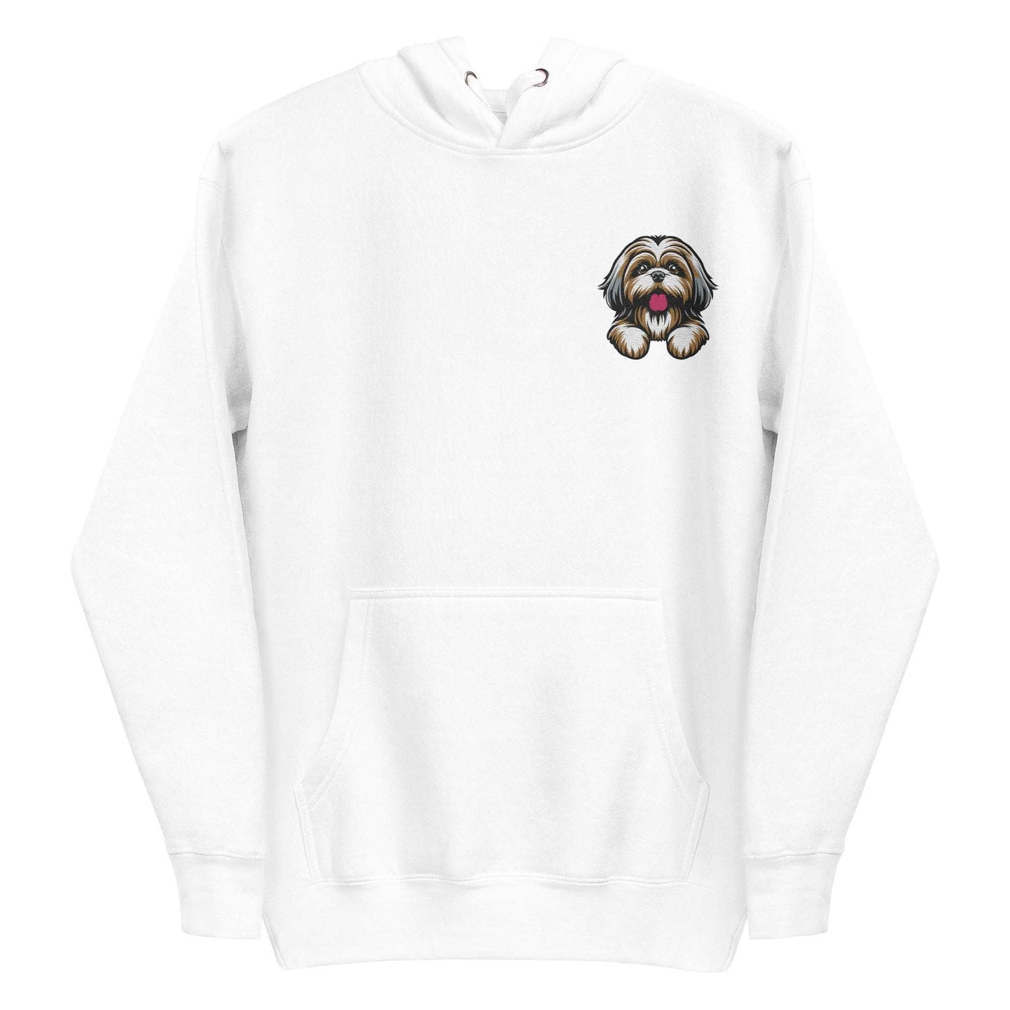 Shih Tzu Hoodie White