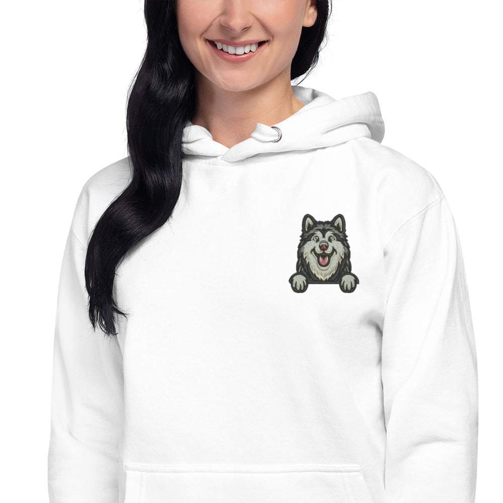 Husky Hoodie - Premium Unisex Hoodie with Stylish Husky Embroidery