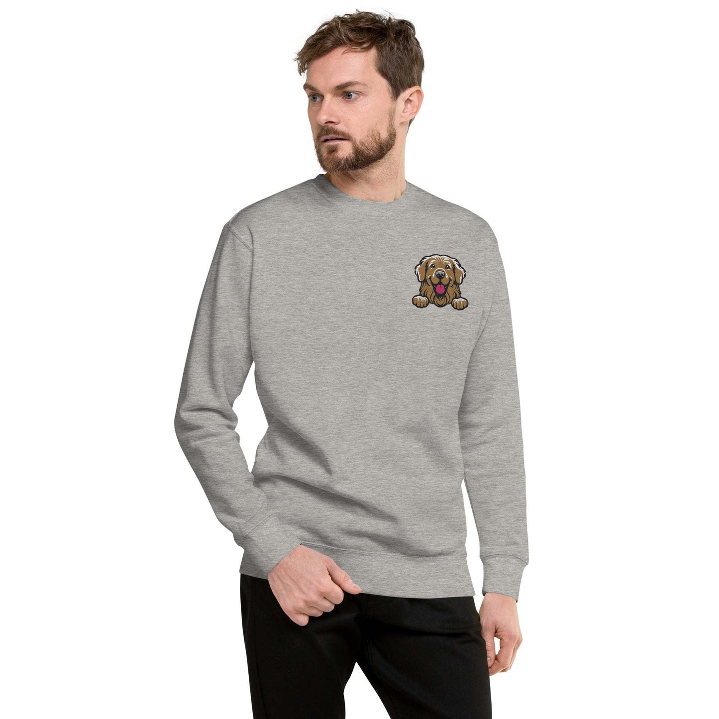 Golden Retriever Sweatshirt grey