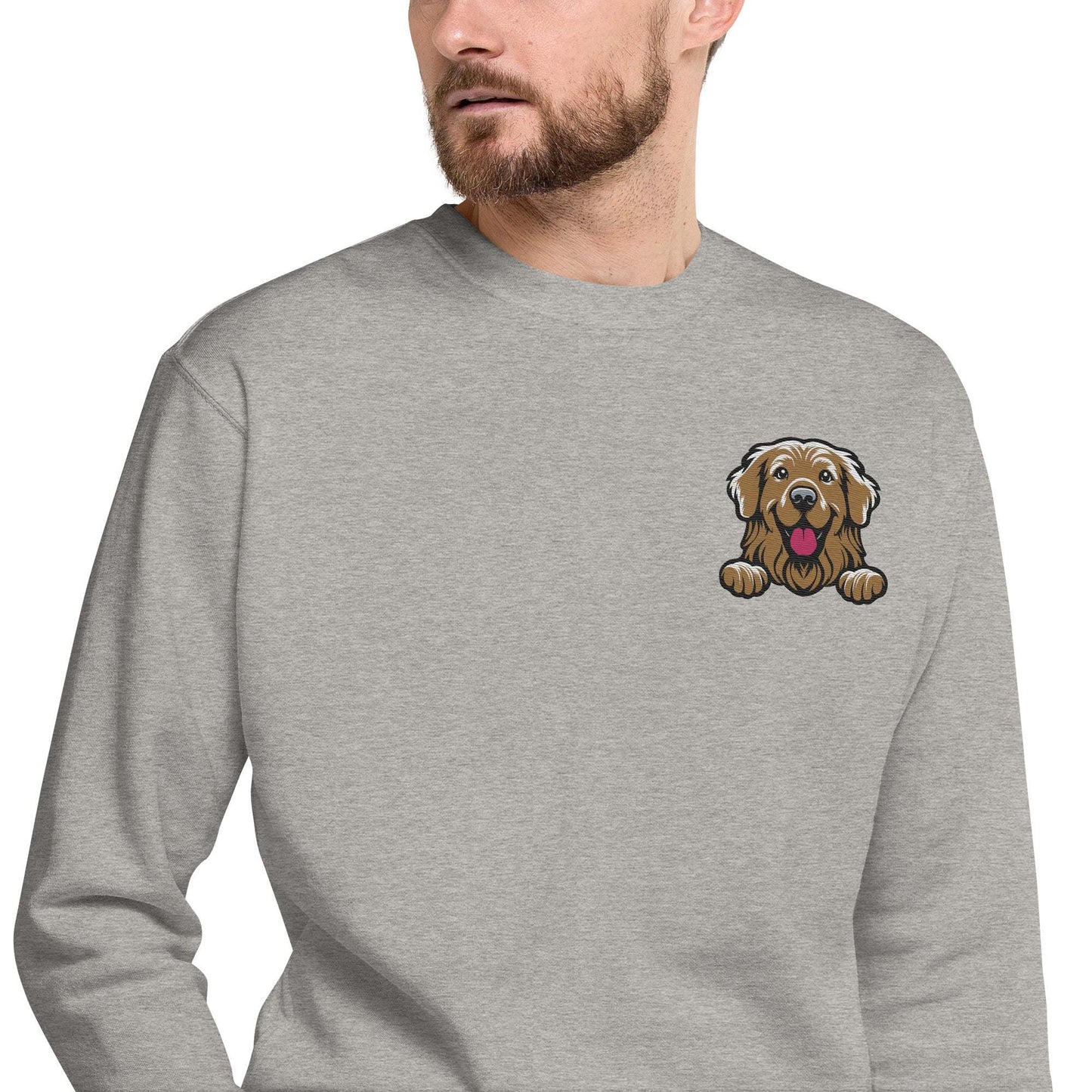 Golden Retriever Sweatshirt grey