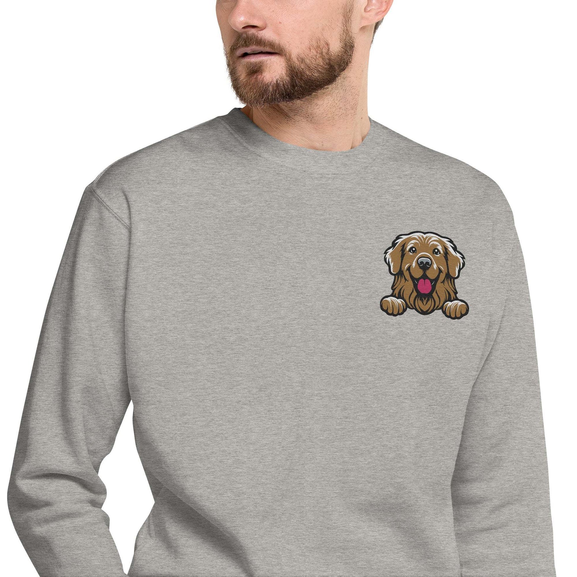 Golden Retriever Sweatshirt grey