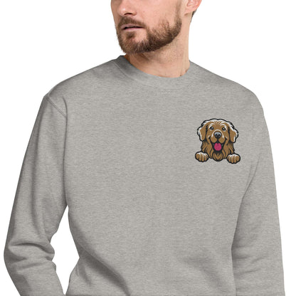 Golden Retriever Sweatshirt grey