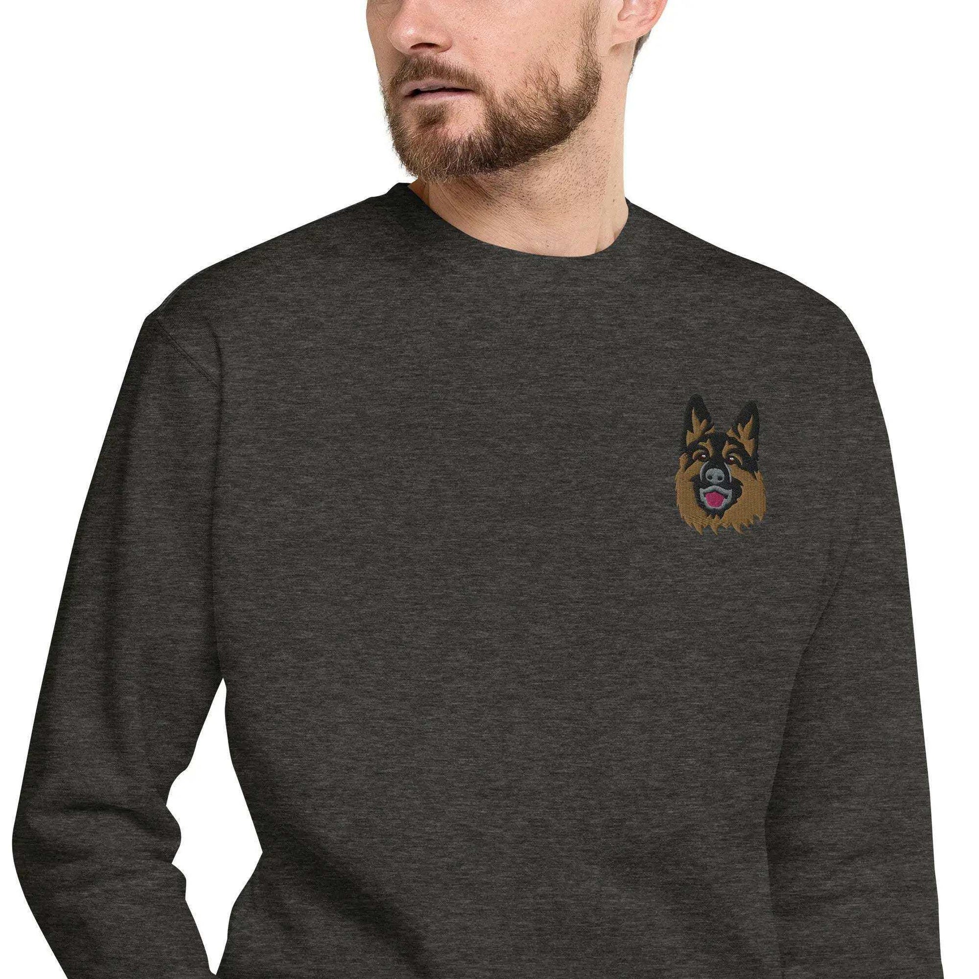 German Shepherd Unisex Premium Sweatshirt.