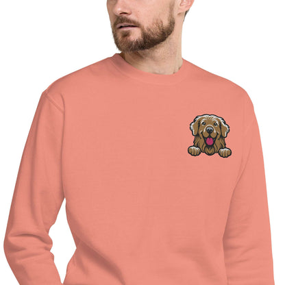 Golden Retriever Sweatshirt pink
