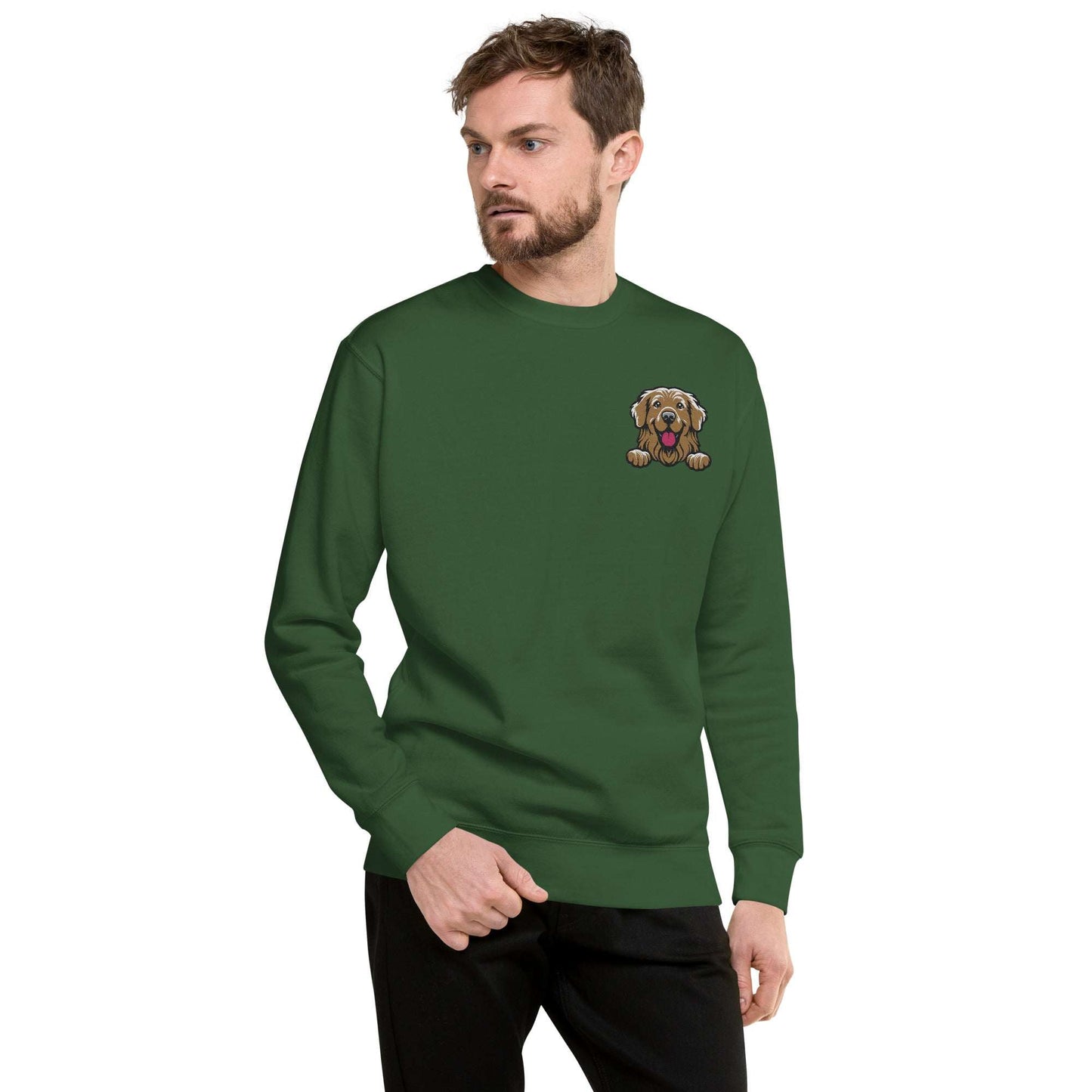 Golden Retriever Sweatshirt green
