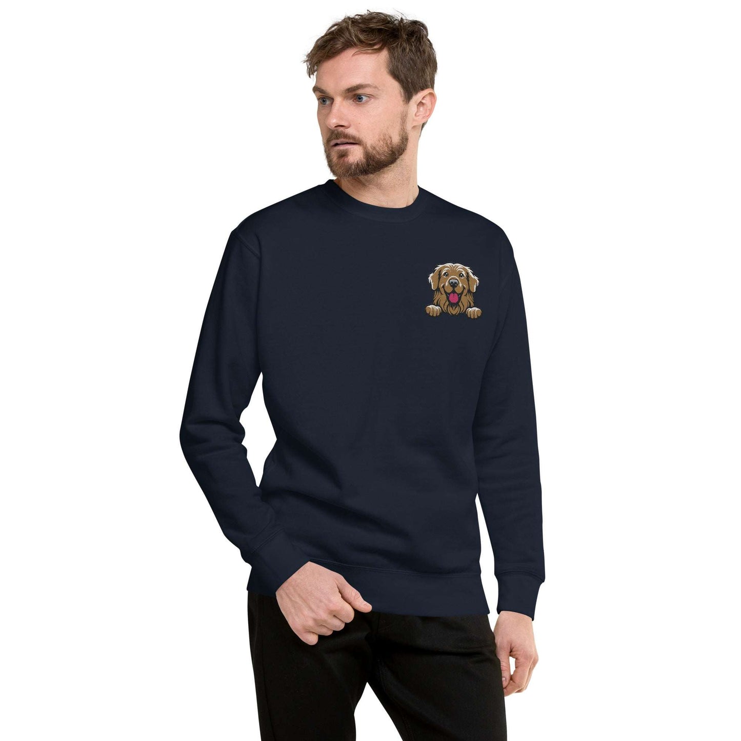 Golden Retriever Sweatshirt navy