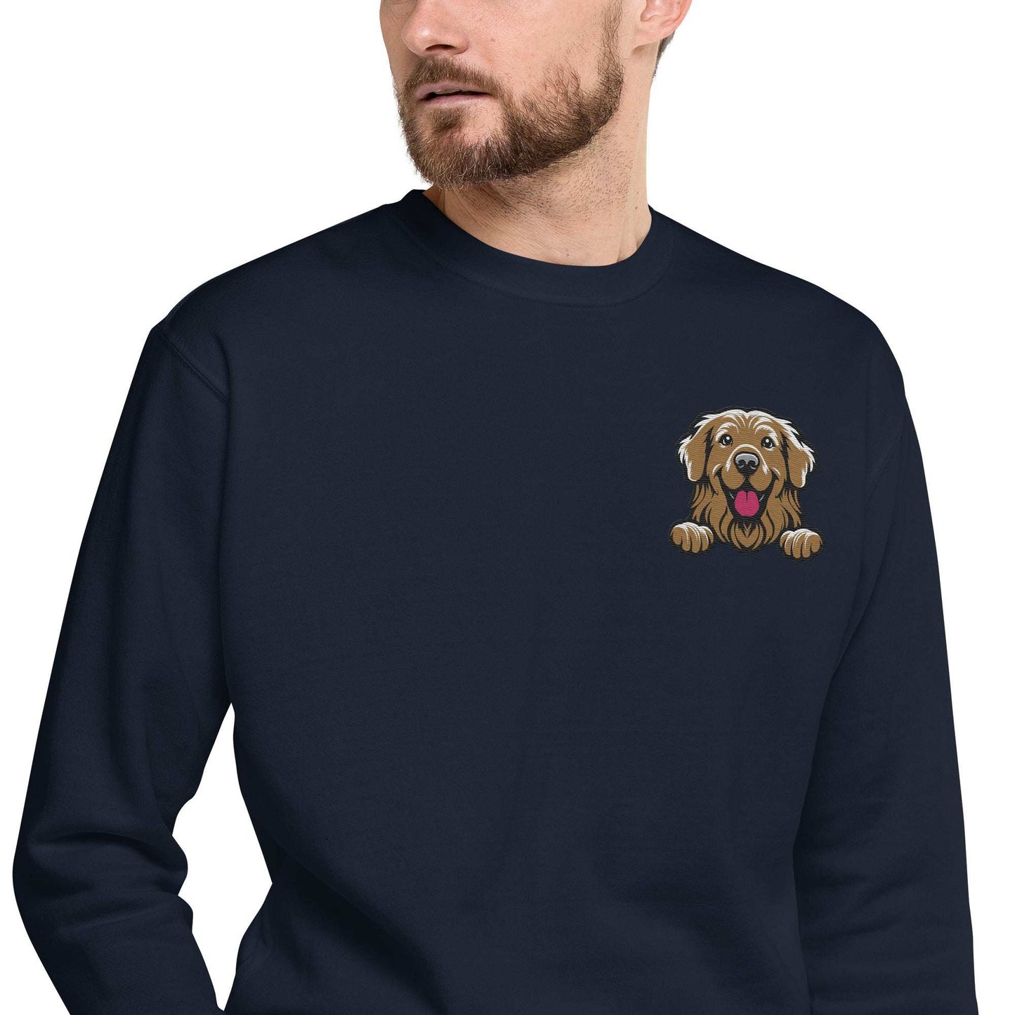 Golden Retriever Sweatshirt Navy