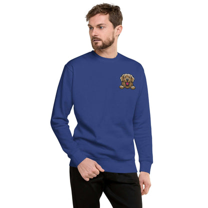 Golden Retriever Sweatshirt blue