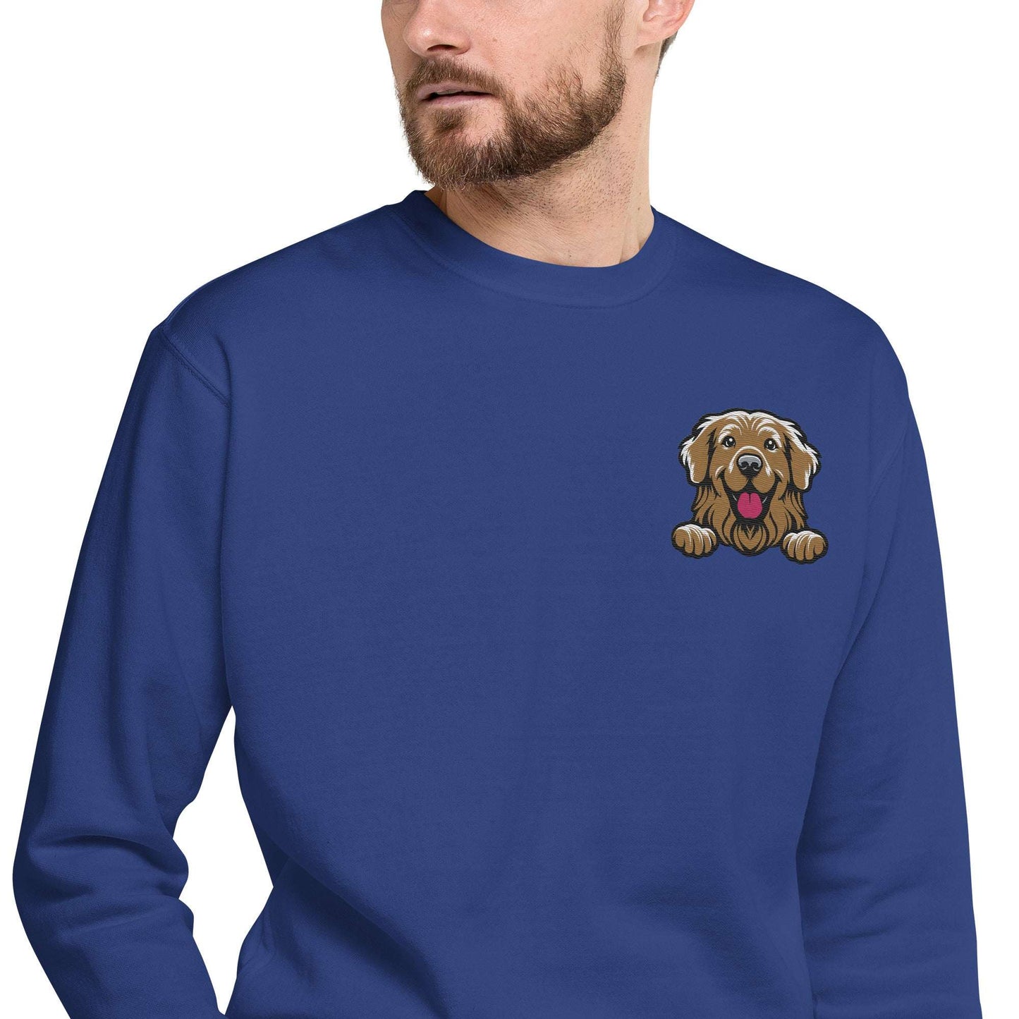 Golden Retriever Sweatshirt blue