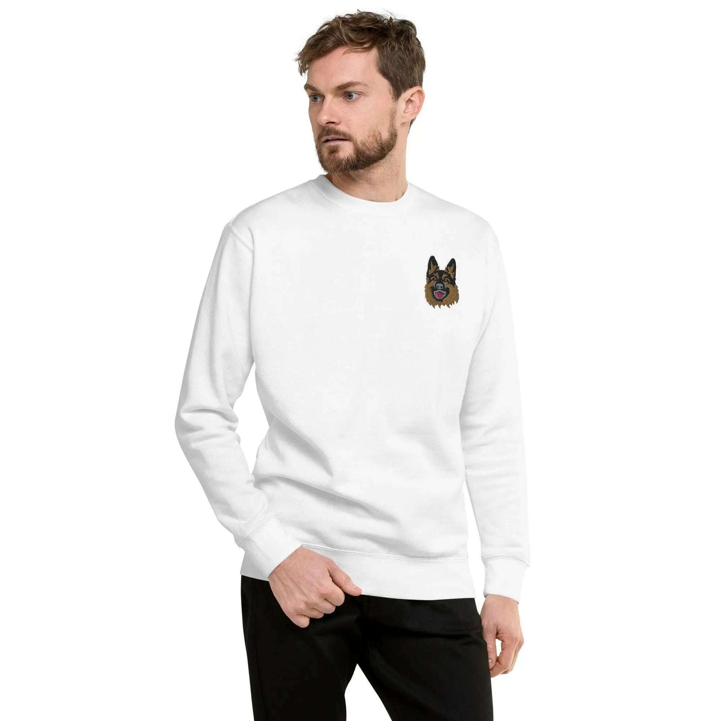 German Shepherd Unisex Premium Sweatshirt.