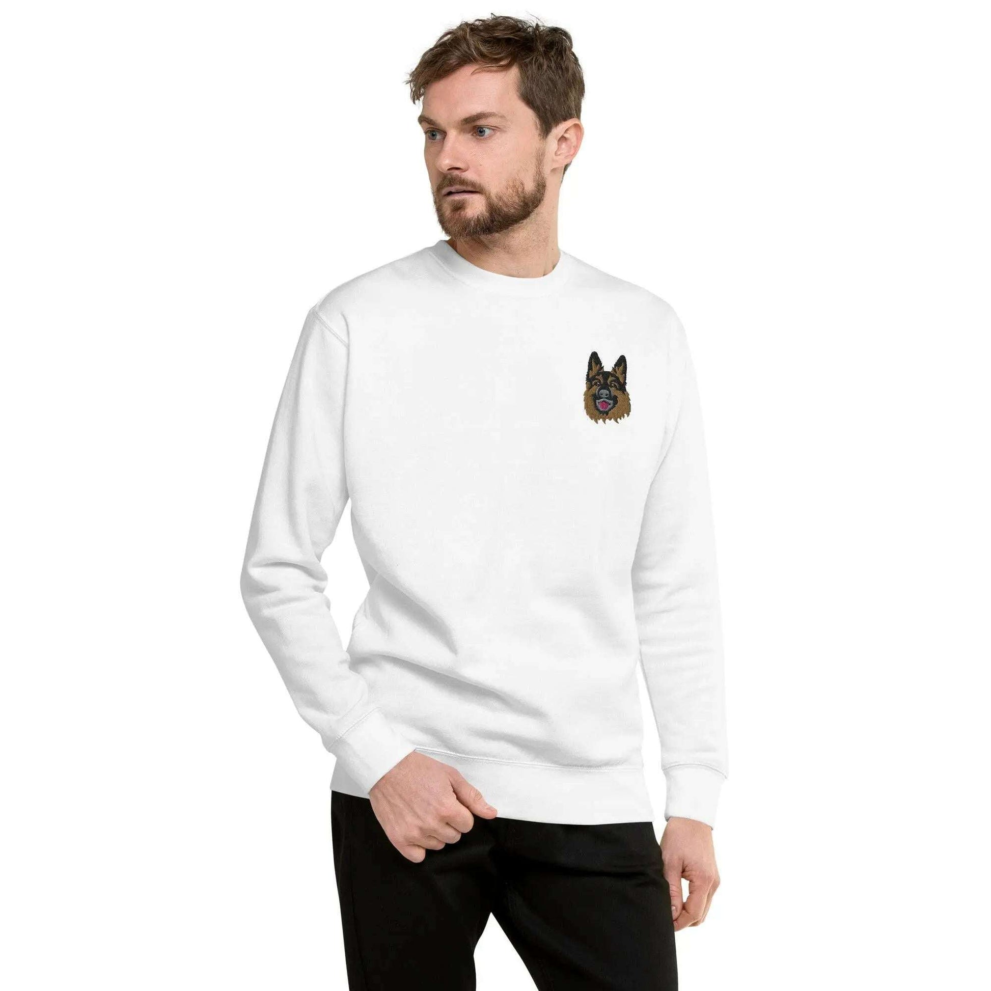 German Shepherd Unisex Premium Sweatshirt.