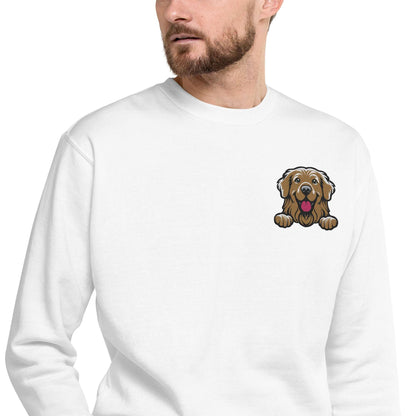 Golden Retriever Sweatshirt white